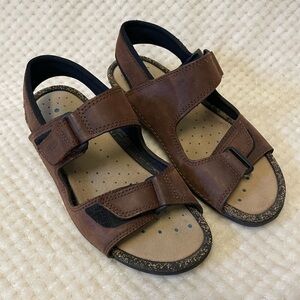 Ecco Brown Leather Sandals
